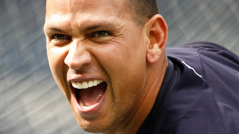 Alex Rodriguez Yankees at bat