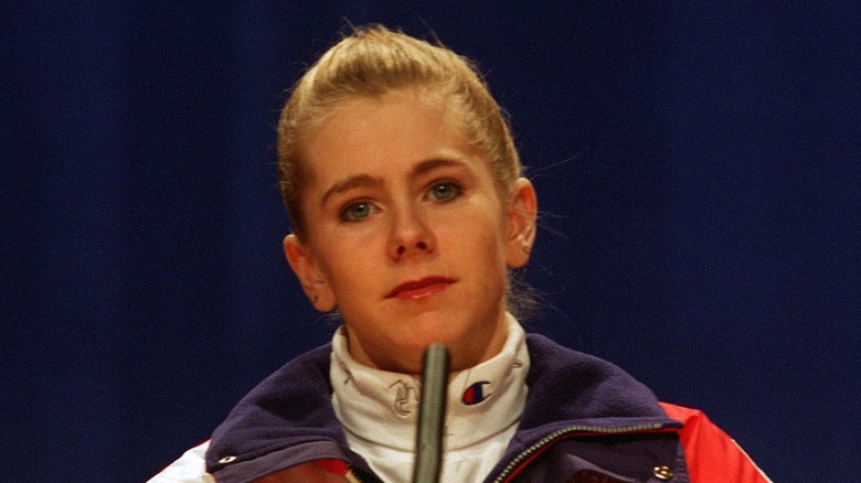 Tonya Harding at press conference