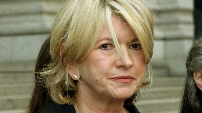 Martha Stewart at her sentencing 