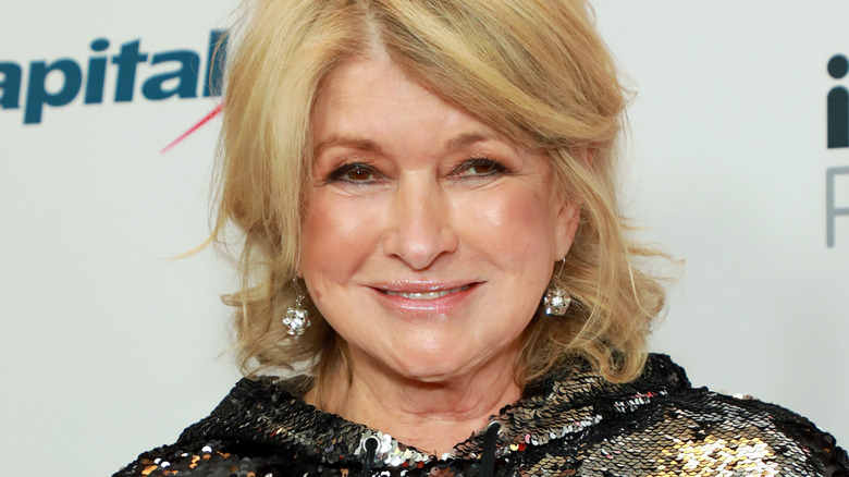 Martha Stewart at a sporting event 