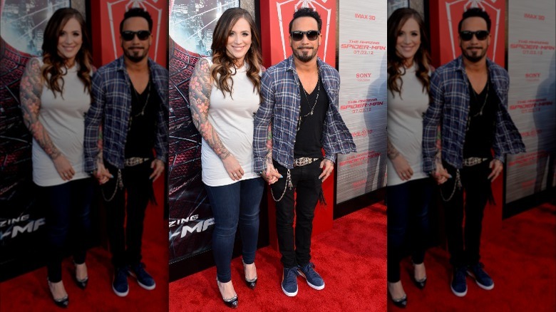 Rochelle McLean and AJ McLean red carpet