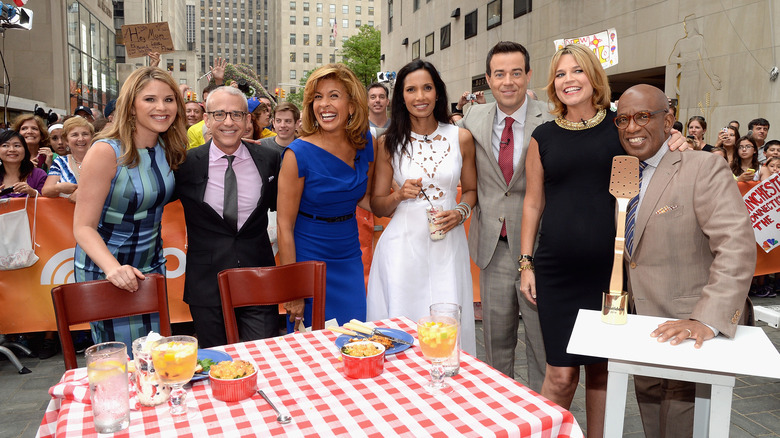 "Today" hosts posing together