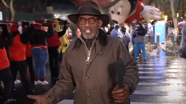 Al Roker speaking at the 2024 Macy's Thanksgiving Day parade