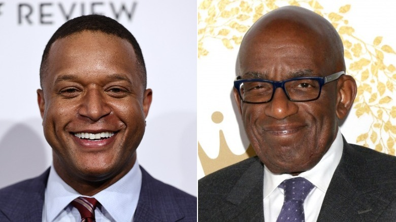 Craig Melvin smiling, Al Roker smiling