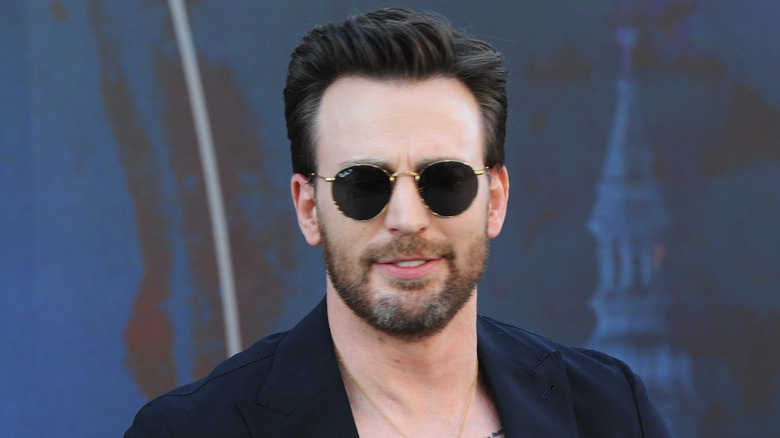 Chris Evans smiling