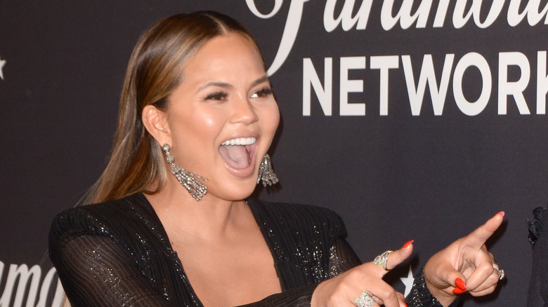 Chrissy Teigen smiling 