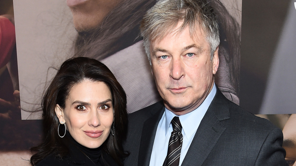 Hilaria and Alec Baldwin posing together