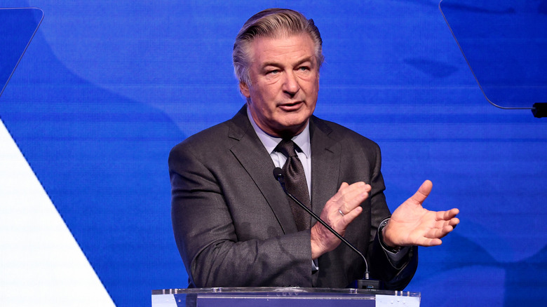 Alec Baldwin on stage