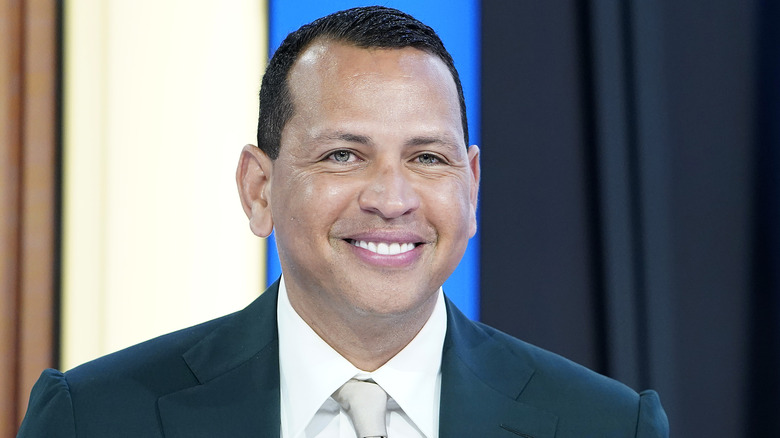 Alex Rodriguez smiling