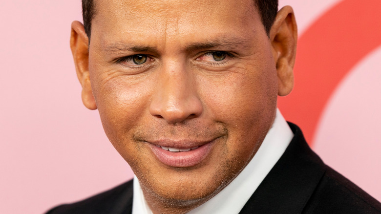 Alex Rodriguez smirking