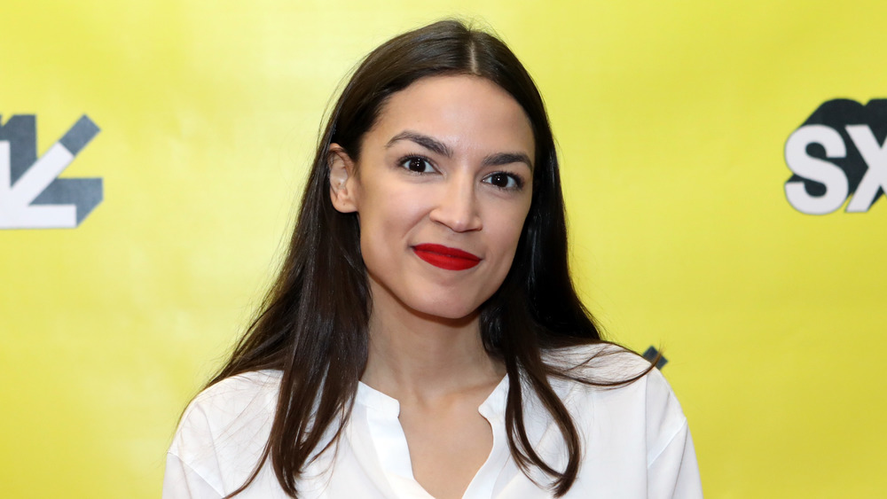 Alexandria Ocasio-Cortez smiling at SXSW