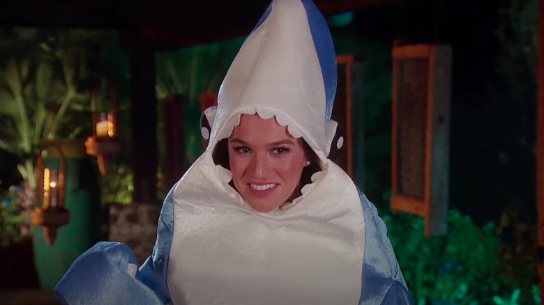 Alexis Waters in her dolphin entrance costume