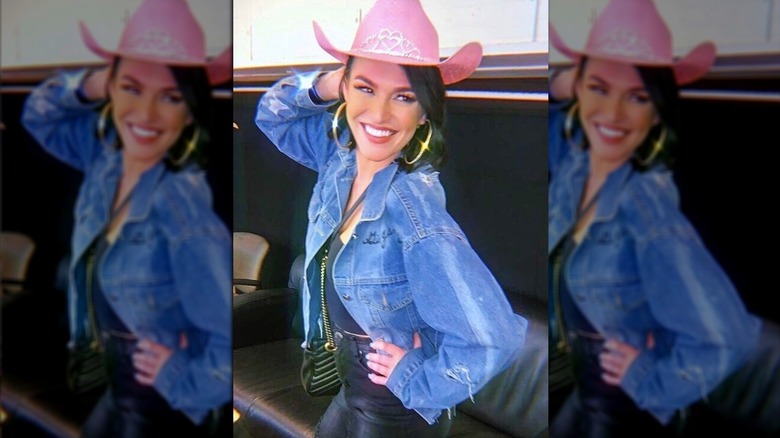 Alexis Waters cowgirl getup 