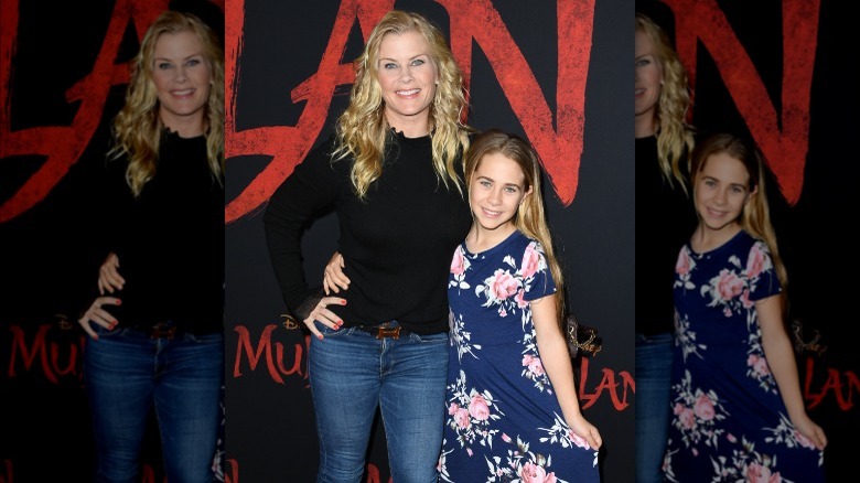 Alison Sweeney with her daughter Megan