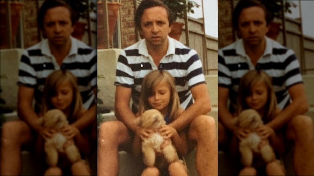 Guiliana Ranci as a young girl with her father in an Instagram throwback photo