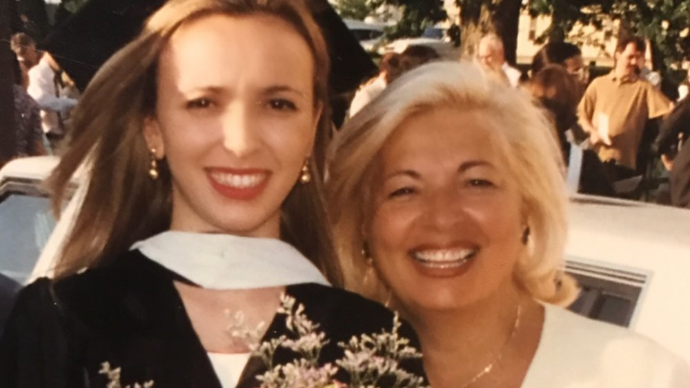 Guiliana and Anna DePandi at Giuliana's high school graduation 