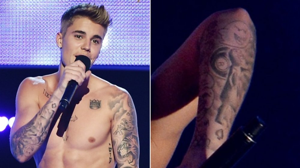 Justin Bieber's Banksy tattoo