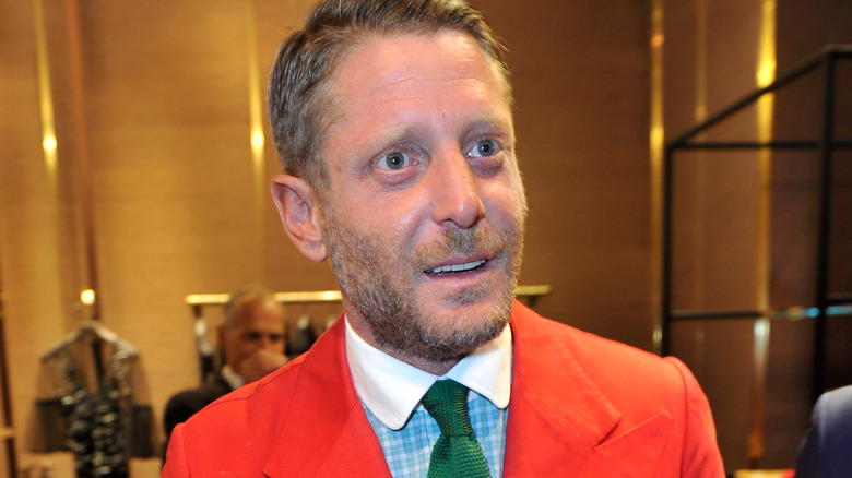 Lapo Elkann posing 