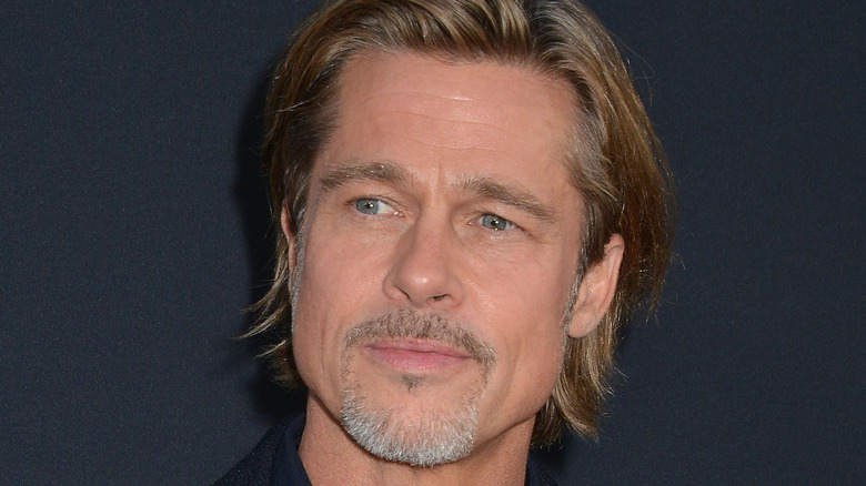 Brad Pitt with gray beard