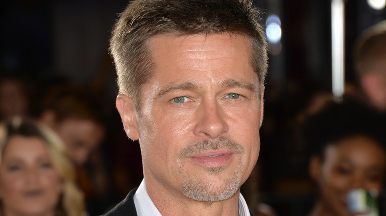 Brad Pitt with short hair