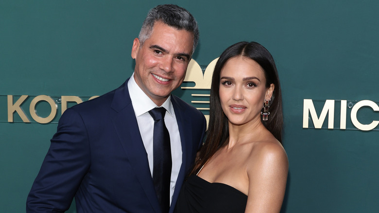 Cash Warren and Jessica Alba at the 16th Golden Heart Awards