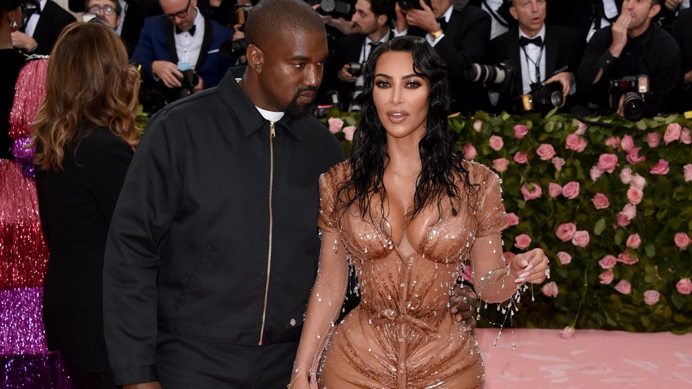 Kanye West and Kim Kardashian West at the 2019 MET Gala 