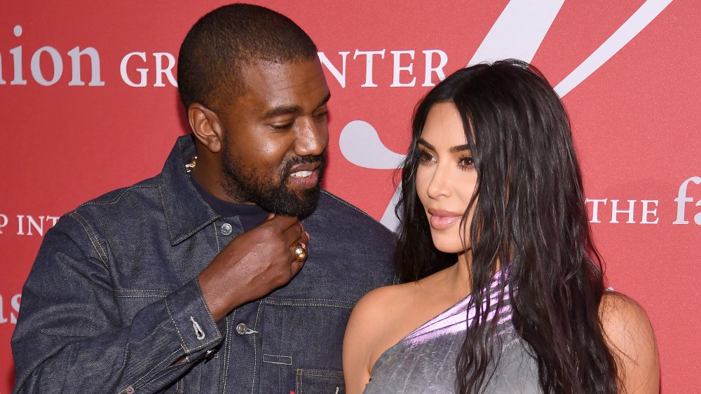 Kanye West and Kim Kardashian West at the 2019 FGI Night of Stars Gala 