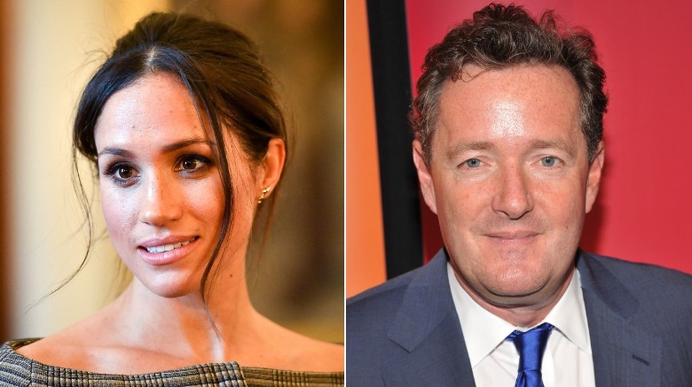 Meghan Markle and Piers Morgan