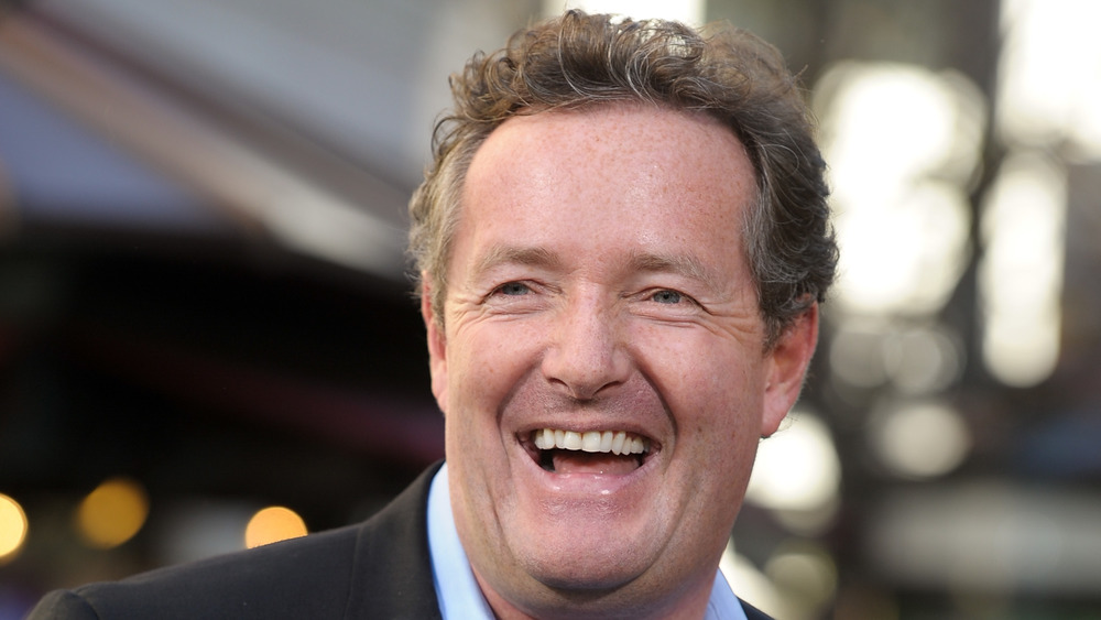 Piers Morgan laughing