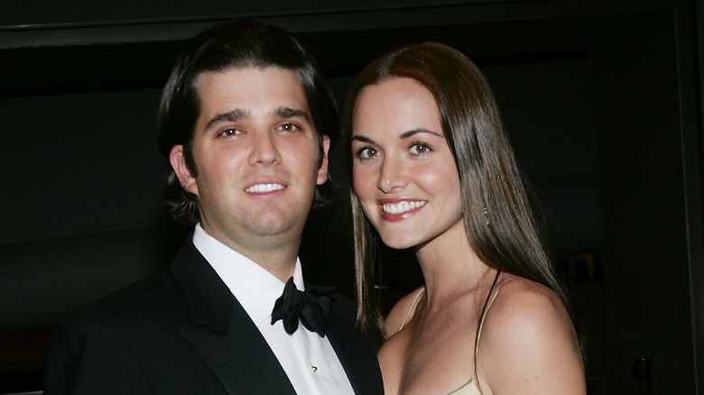 Vanessa and Donald Trump Jr smiling