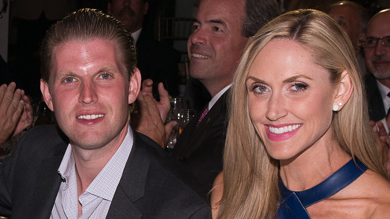 Lara and Eric Trump smiling