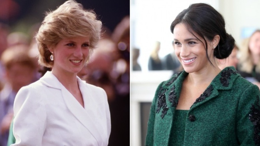 Princess Diana and Meghan Markle