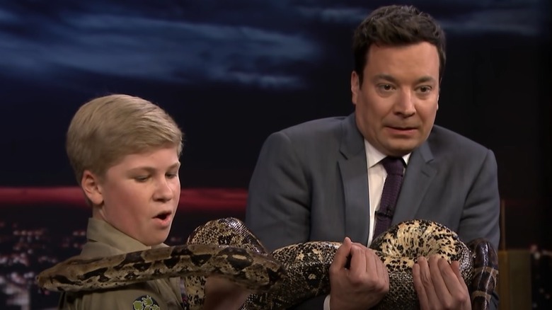 Robert Irwin's debut on Jimmy Fallon