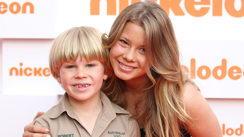 Robert and Bindi Irwin in 2011