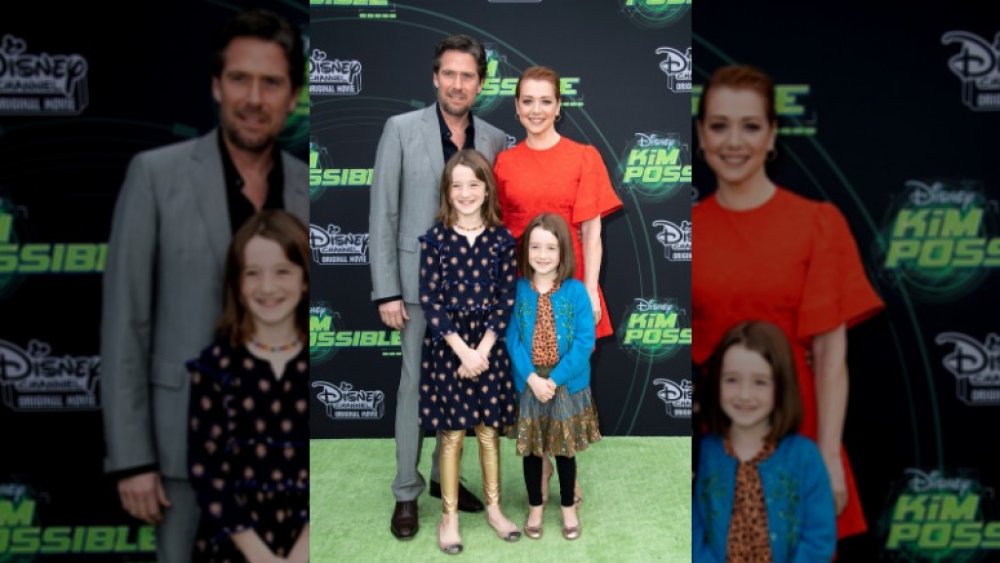 Alyson Hannigan and her family