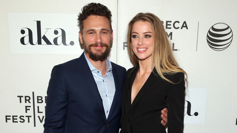 James Franco and Amber Heard attend the premiere of "The Adderall Diaries"