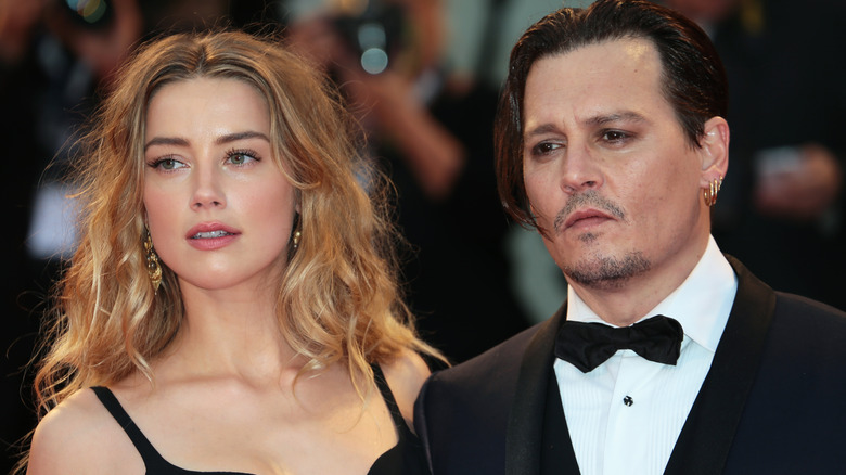 Amber Heard and Johnny Depp at 72nd Venice Film Festival 