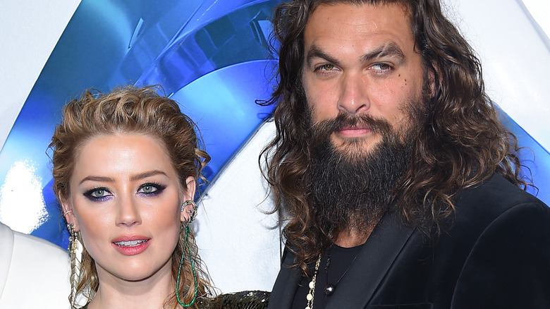 Amber Heard and Jason Momoa at Aquaman premiere