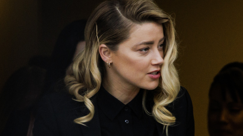 Amber Heard speaking