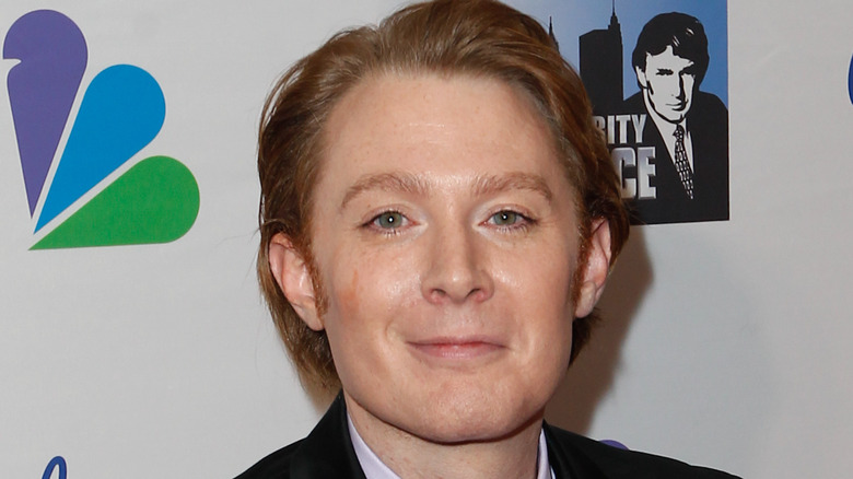 Clay Aiken wearing a suit