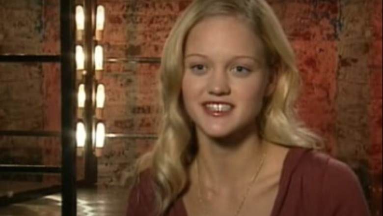 Kimberly Rydzewski speaking during ANTM Cycle 10 pre-show interview