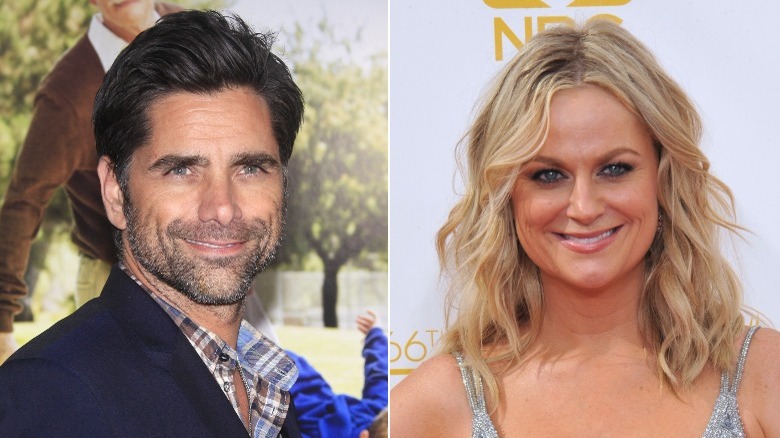 John Stamos and Amy Poehler side by side