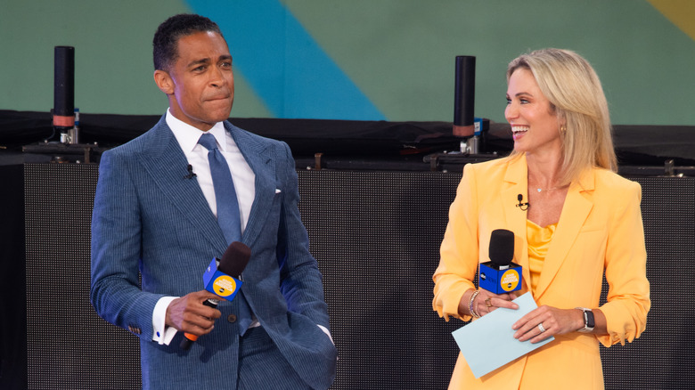 T.J. Holmes and Amy Robach on-air
