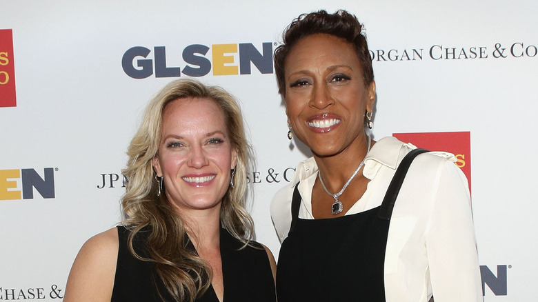 Amber Laign and Robin Roberts smiling 