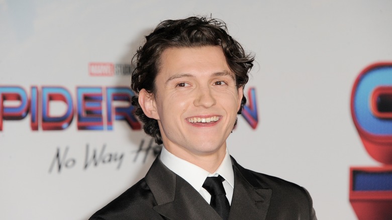 Tom Holland smiling