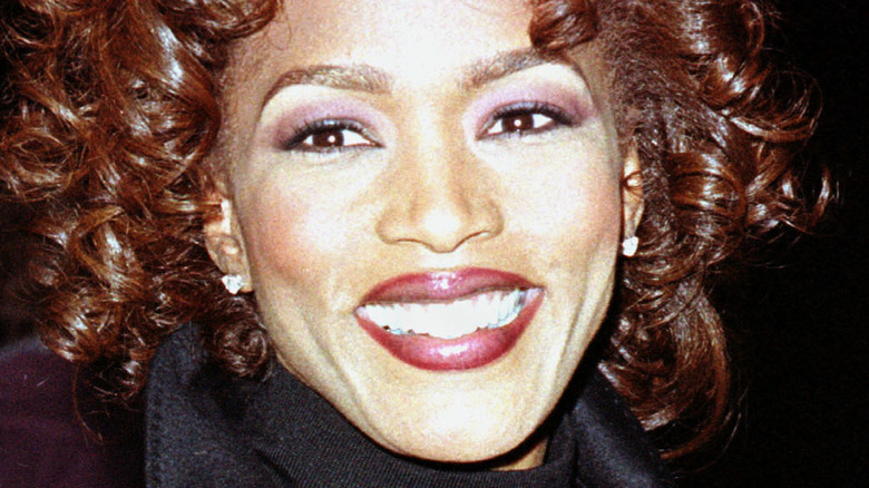 Angela Bassett with curly hair