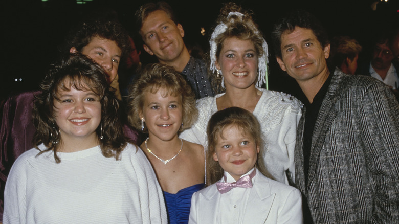 Cameron family posing at an event