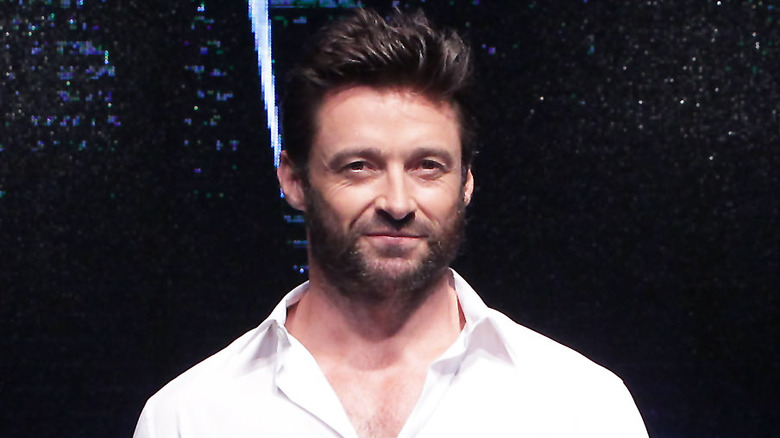 Hugh Jackman smiling