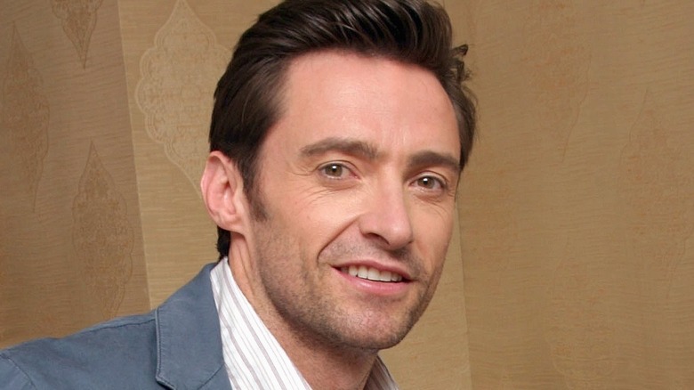 Hugh Jackman smiling