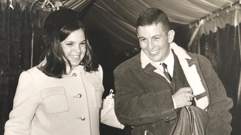 Ina Garten smiling with Jeffrey Garten after their wedding